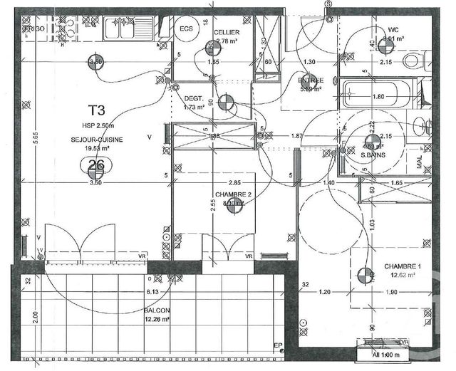 Appartement T3 à vendre - 3 pièces - 57.95 m2 - ONDRES - 40 - AQUITAINE - Century 21 Dune Et Or